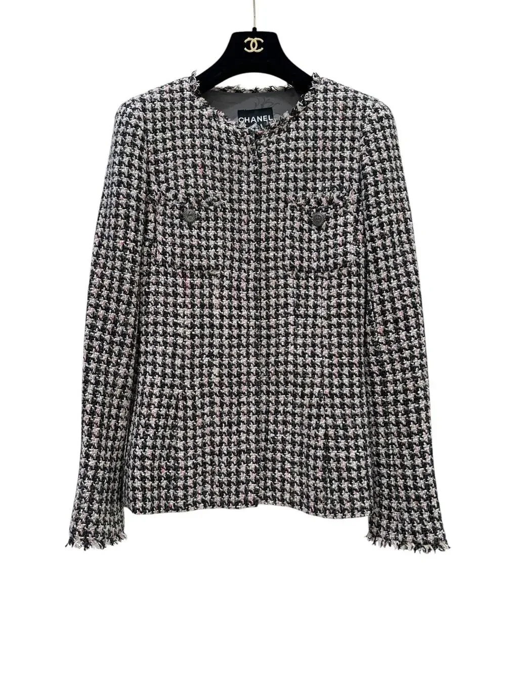 Chanel 08A Black Jacket - Structured FR 36